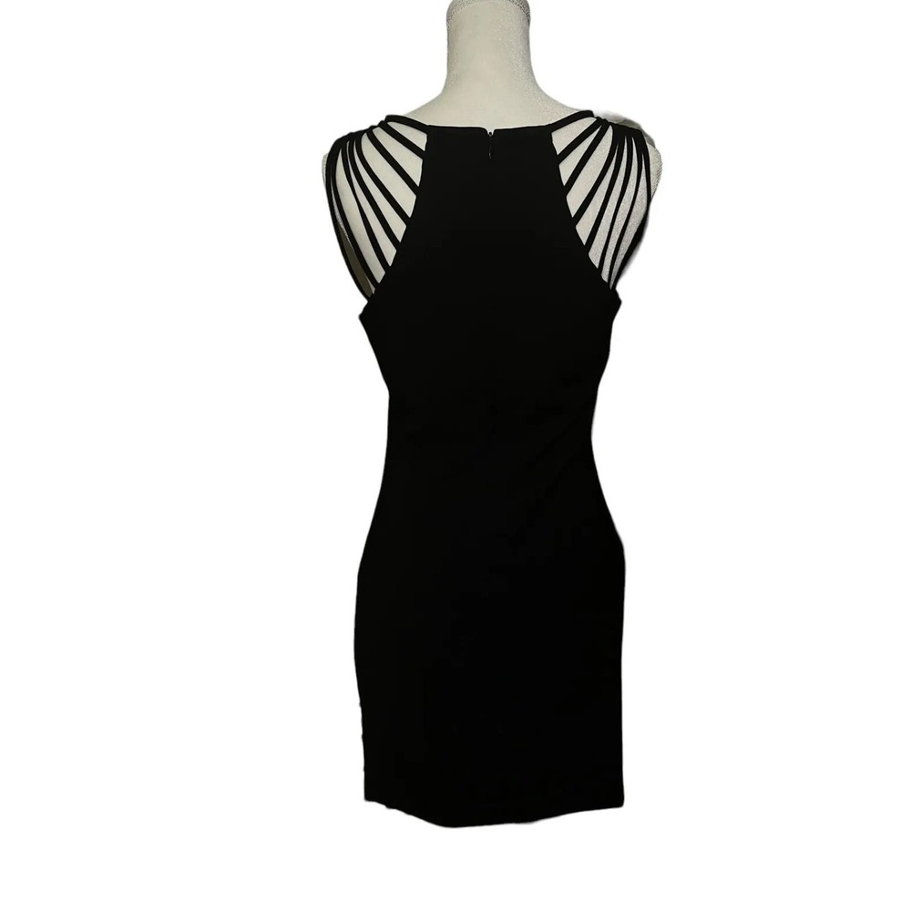 Dress the Population Cora Strappy Shoulder Sheath Dress Black Size Medium - GUC - Picture 6 of 13